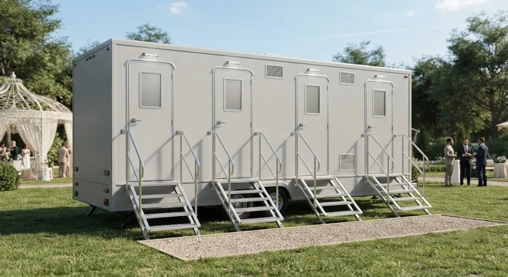 4 Stall Restroom Trailer in Concord, CA