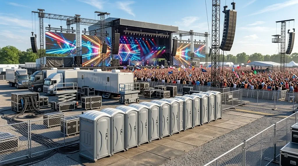 Concert Restroom Rental in Concord, CA