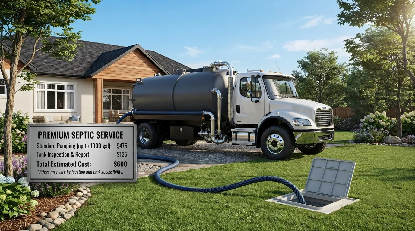 Septic Tank Pumping Cost in Concord, CA